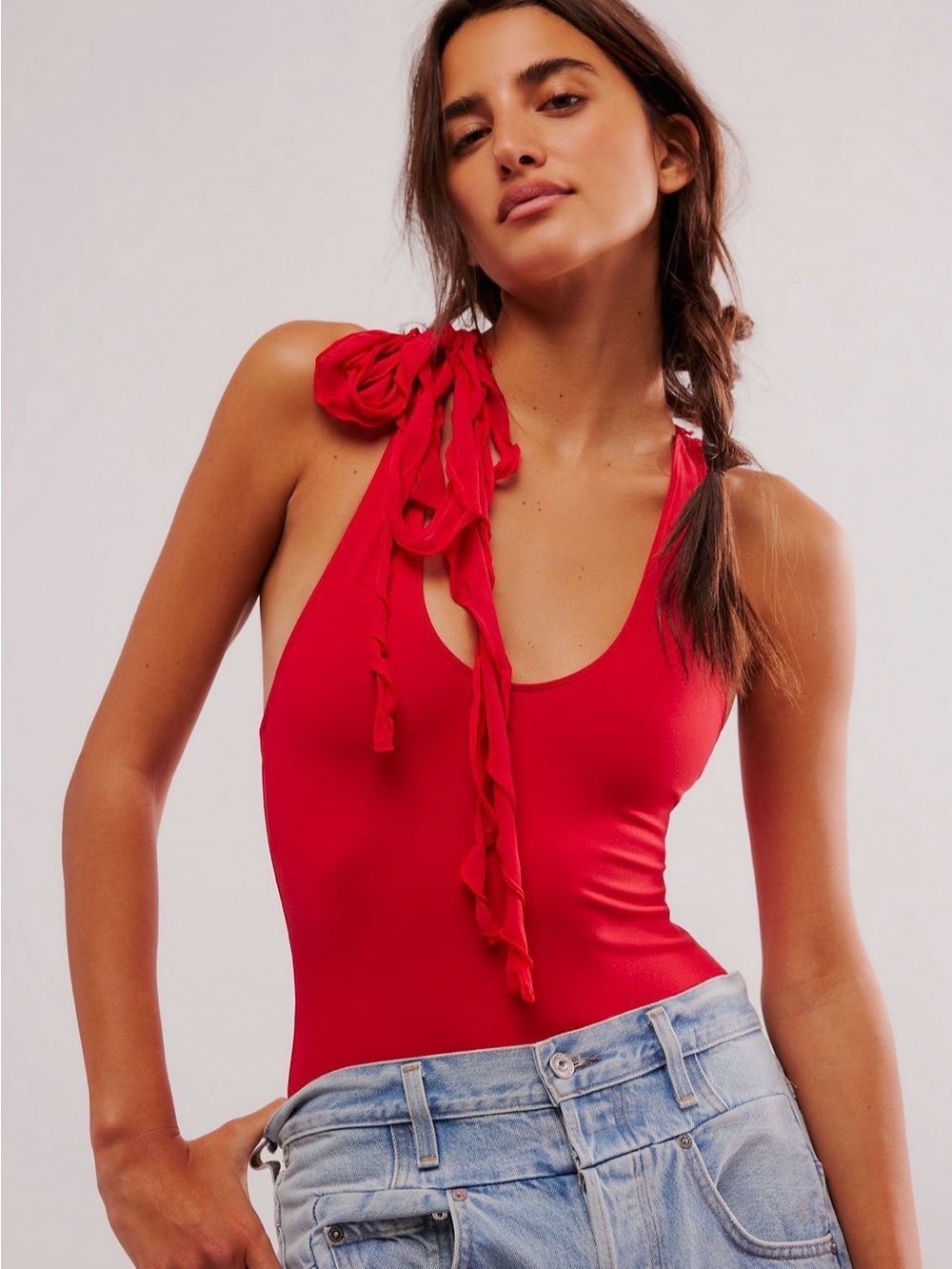 Free People Runaway Rockstar Bodysuit